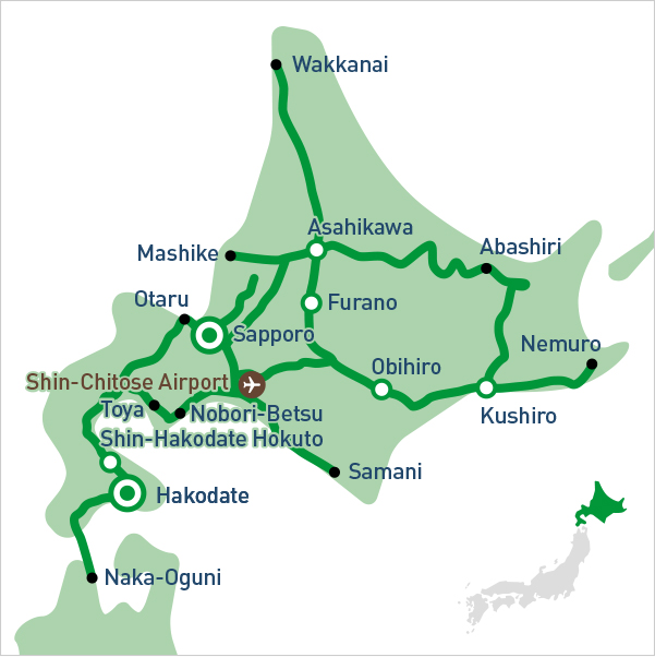 Tessera ferroviaria per Hokkaido