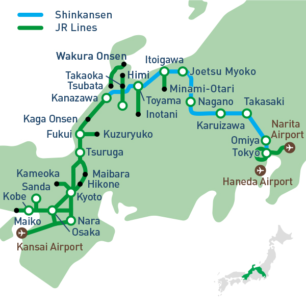 Pase para Osaka-Tokio Hokuriku Arch